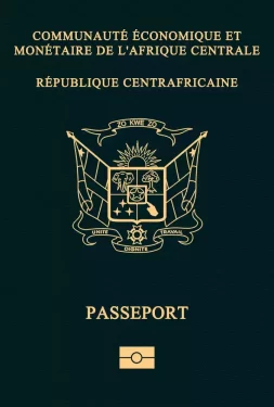 中非共和国护照封面