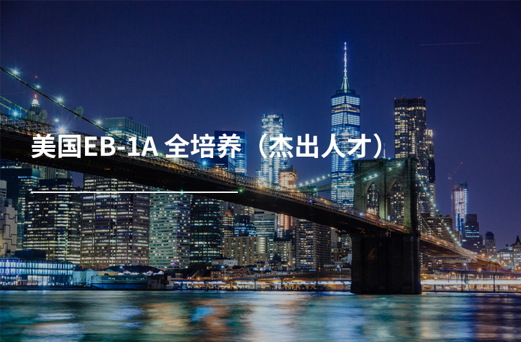 美国EB-1A 全培养(杰出人才)