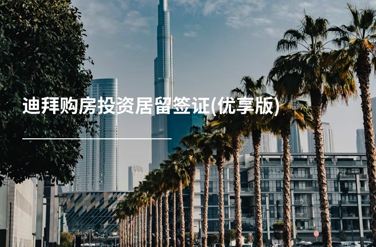 迪拜购房投资居留签证（优享版）