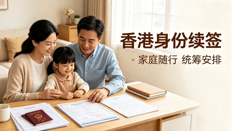 2026香港身份续签代办,解决港迹不足、临期断签、材料缺失、全家续签不稳难题