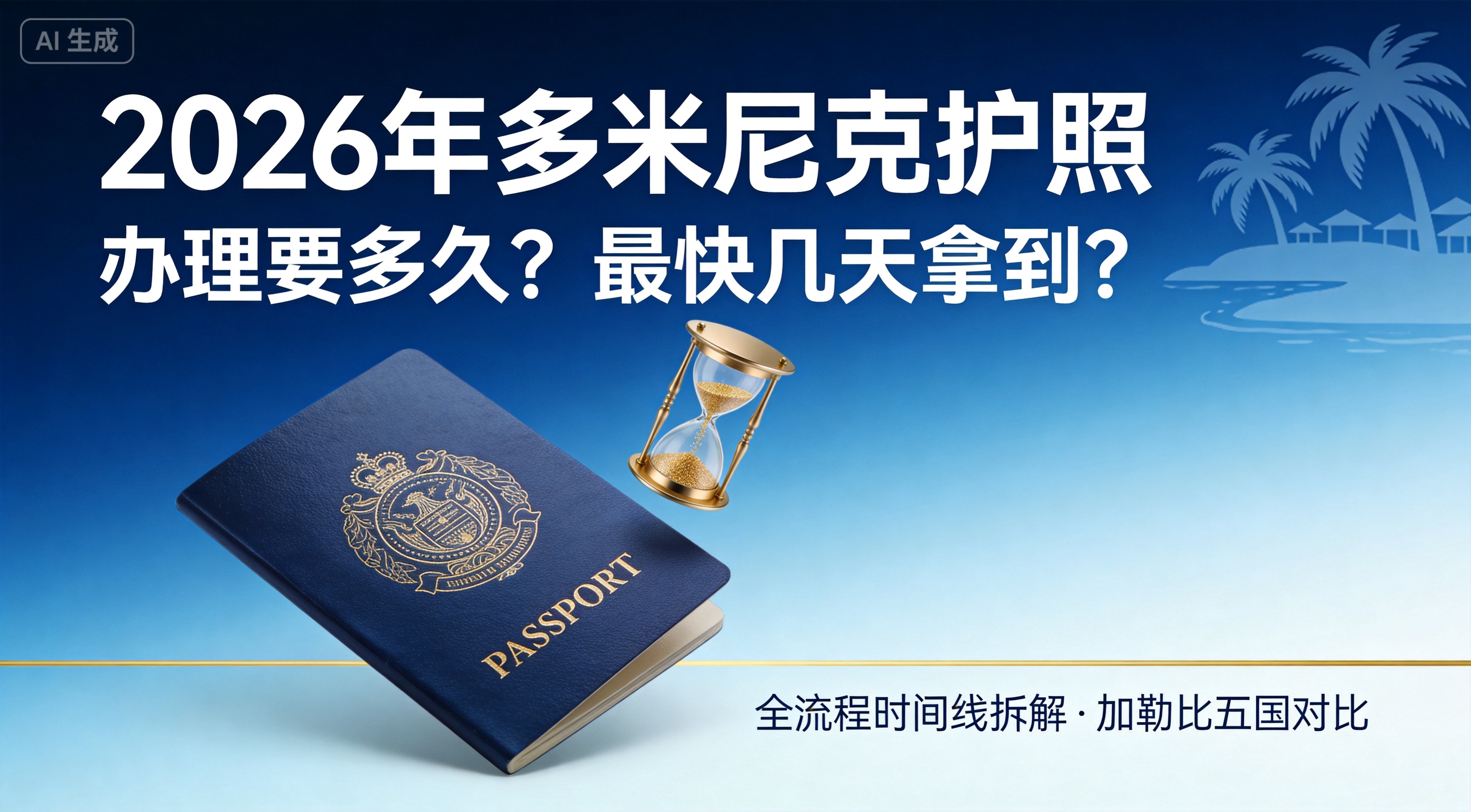 2026年多米尼克护照办理要多久？最快几天拿到？