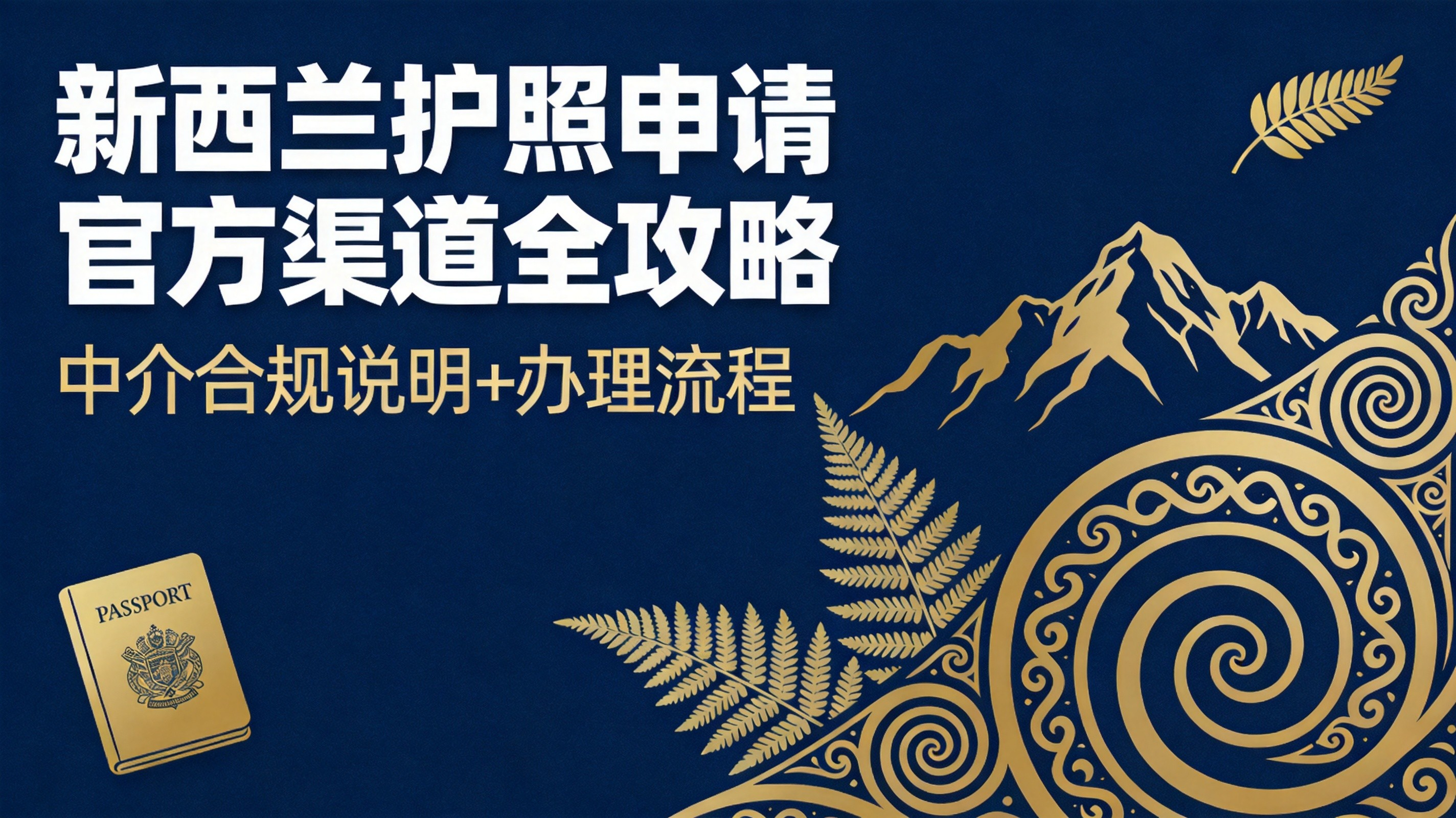 2026 邦拓国际新西兰护照申请官方渠道全攻略：中介合规说明 + 办理流程