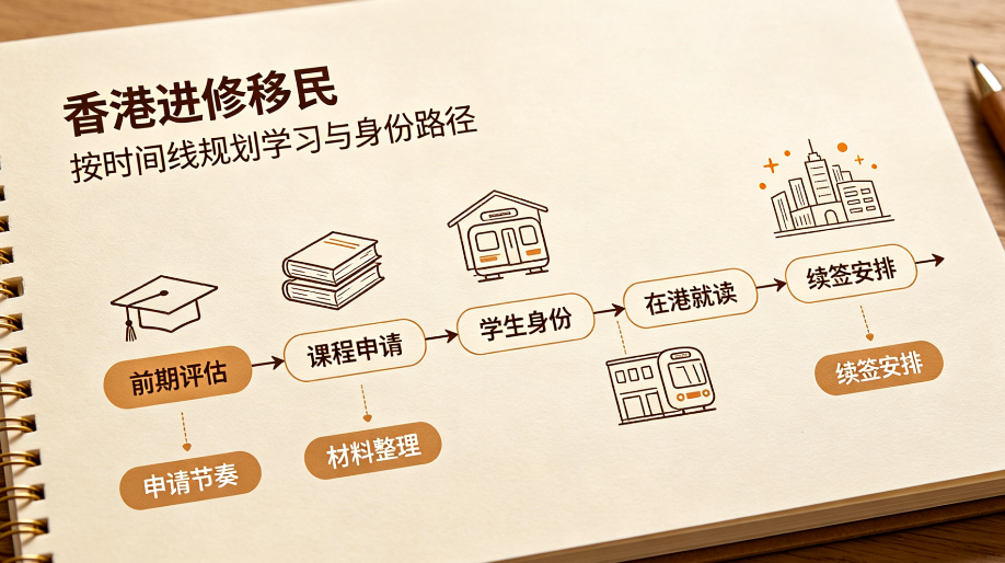 2026香港进修移民详解,通过就读实现留港定居,解锁全家身份通道