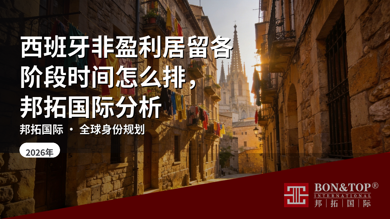 西班牙非盈利居留各阶段时间怎么排，邦拓国际分析